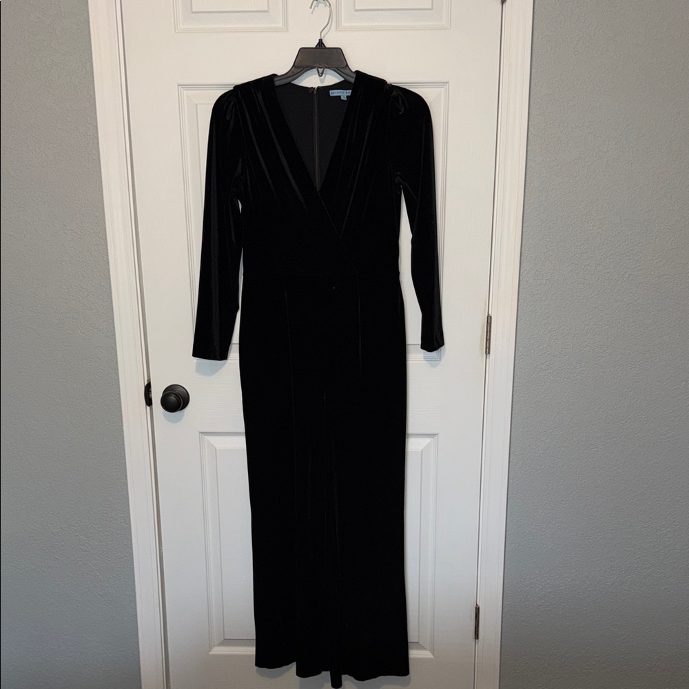 ANTONIO MELANI Black Wide Leg Jumpsuit sz4